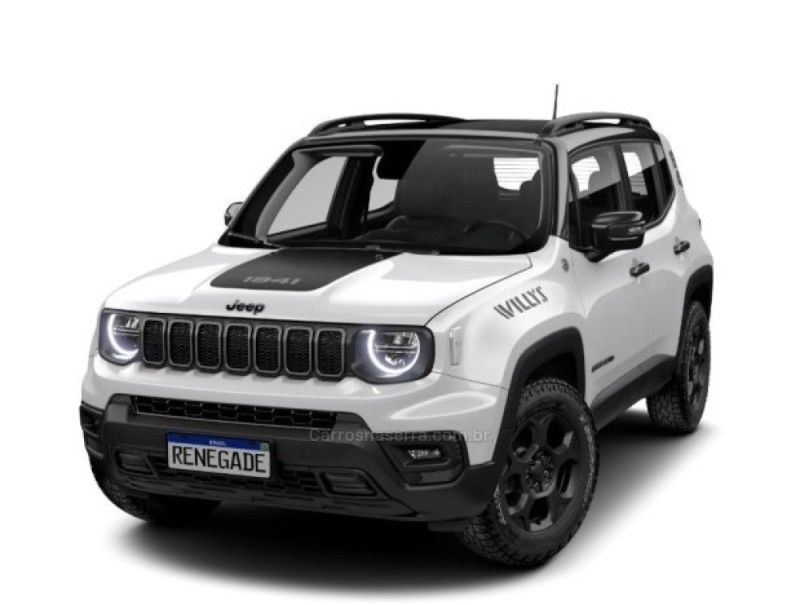 JEEP RENEGADE 1.3 16V WILLYS T270 4X4 TURBO   2024/2025 ÓTIMA CAR FLORES DA CUNHA / Carros no Vale