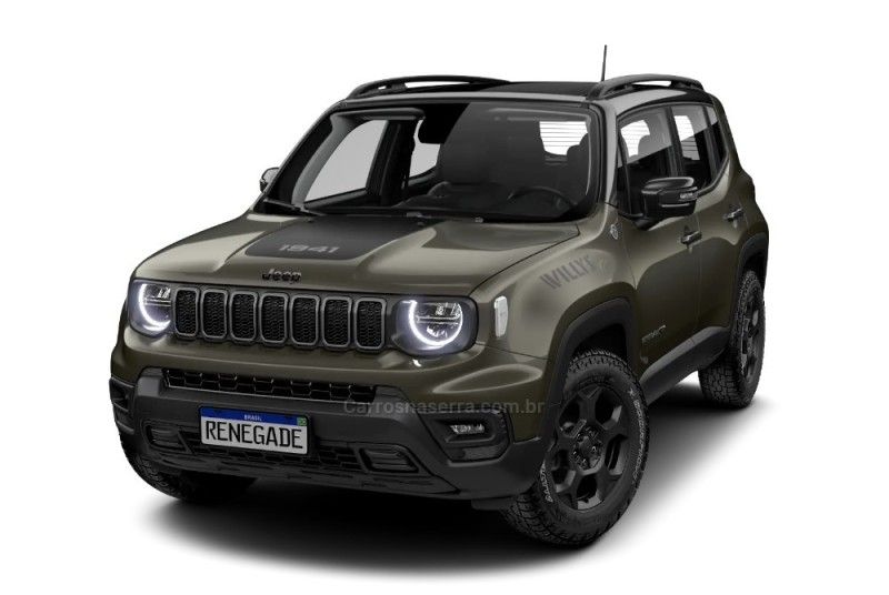 JEEP RENEGADE 1.3 16V WILLYS T270 4X4 TURBO   2024/2025 ÓTIMA CAR FLORES DA CUNHA / Carros no Vale