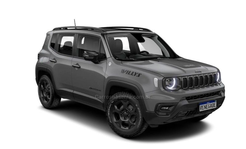 JEEP RENEGADE 1.3 16V WILLYS T270 4X4 TURBO   2024/2025 ÓTIMA CAR FLORES DA CUNHA / Carros no Vale