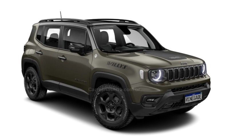 JEEP RENEGADE 1.3 16V WILLYS T270 4X4 TURBO   2024/2025 ÓTIMA CAR FLORES DA CUNHA / Carros no Vale