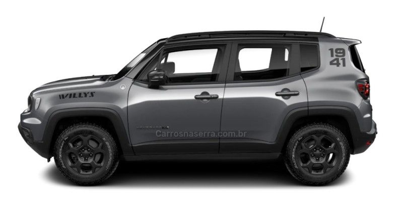 JEEP RENEGADE 1.3 16V WILLYS T270 4X4 TURBO   2024/2025 ÓTIMA CAR FLORES DA CUNHA / Carros no Vale