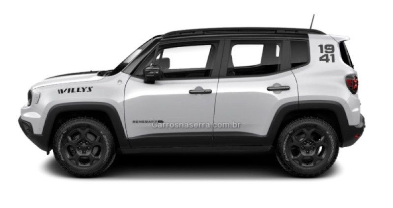 JEEP RENEGADE 1.3 16V WILLYS T270 4X4 TURBO   2024/2025 ÓTIMA CAR FLORES DA CUNHA / Carros no Vale