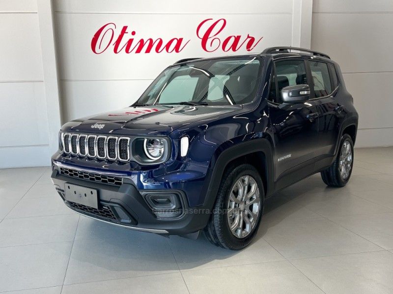 JEEP RENEGADE 1.3 LONGITUDE T270 16V TURBO 2024/2025 ÓTIMA CAR FLORES DA CUNHA / Carros no Vale