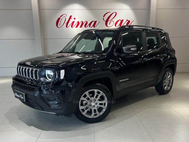 JEEP RENEGADE 1.3 LONGITUDE T270 16V TURBO 2024/2025 ÓTIMA CAR FLORES DA CUNHA / Carros no Vale