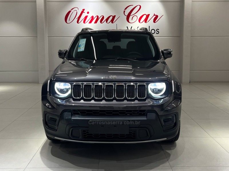 JEEP RENEGADE 1.3 LONGITUDE T270 16V TURBO 2024/2025 ÓTIMA CAR FLORES DA CUNHA / Carros no Vale