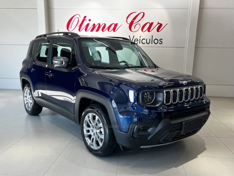 JEEP RENEGADE 1.3 LONGITUDE T270 16V TURBO 2024/2025 ÓTIMA CAR FLORES DA CUNHA / Carros no Vale