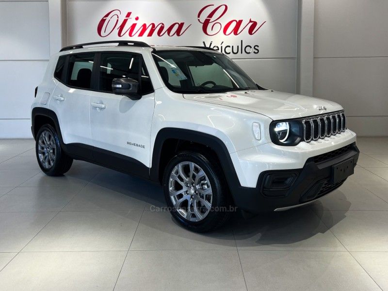 JEEP RENEGADE 1.3 LONGITUDE T270 16V TURBO 2024/2025 ÓTIMA CAR FLORES DA CUNHA / Carros no Vale