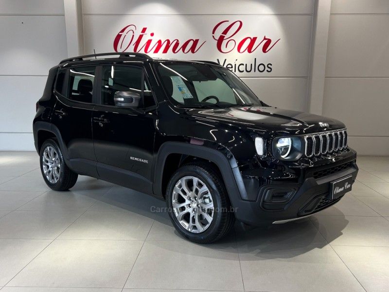 JEEP RENEGADE 1.3 LONGITUDE T270 16V TURBO 2024/2025 ÓTIMA CAR FLORES DA CUNHA / Carros no Vale