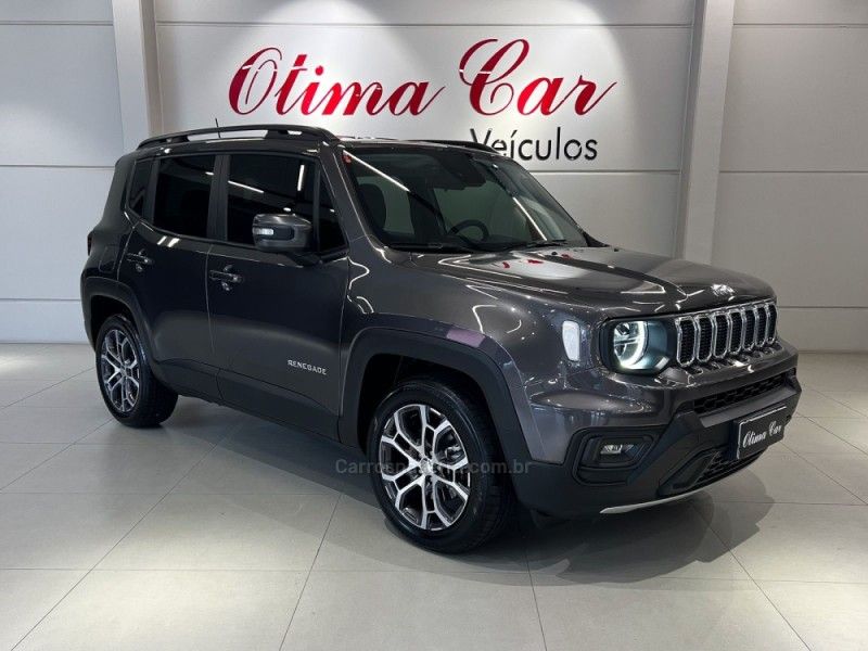 JEEP RENEGADE 1.3 LONGITUDE T270 16V TURBO 2022/2022 ÓTIMA CAR FLORES DA CUNHA / Carros no Vale