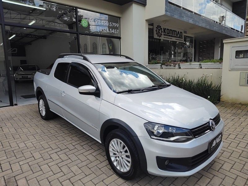 VOLKSWAGEN SAVEIRO 1.6 MI HIGHLINE CD 8V 2016/2016 AWD MULTIMARCAS LAJEADO / Carros no Vale