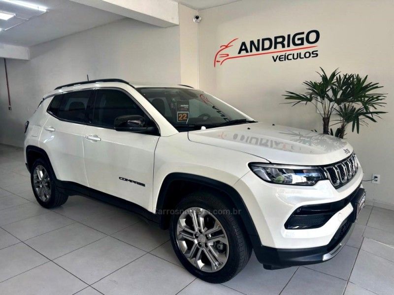 JEEP COMPASS 1.3 LONGITUDE T270 16V TURBO 4X2 2021/2022 ANDRIGO VEÍCULOS CAXIAS DO SUL / Carros no Vale