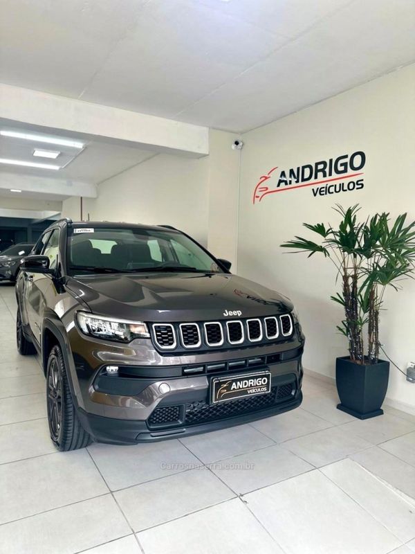 JEEP COMPASS 1.3 SPORT T270 16V TURBO 2024/2025 ANDRIGO VEÍCULOS CAXIAS DO SUL / Carros no Vale