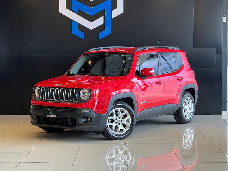 Jeep Renegade Longitude 1.8 4×2 Flex 16V Aut. 2015/2016 CONCEPT MOTORS PASSO FUNDO / Carros no Vale