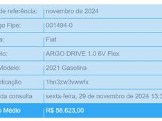 Fiat ARGO 1.0 FIREFLY FLEX DRIVE MANUAL 2020/2021 BETIOLO NOVOS E SEMINOVOS LAJEADO / Carros no Vale