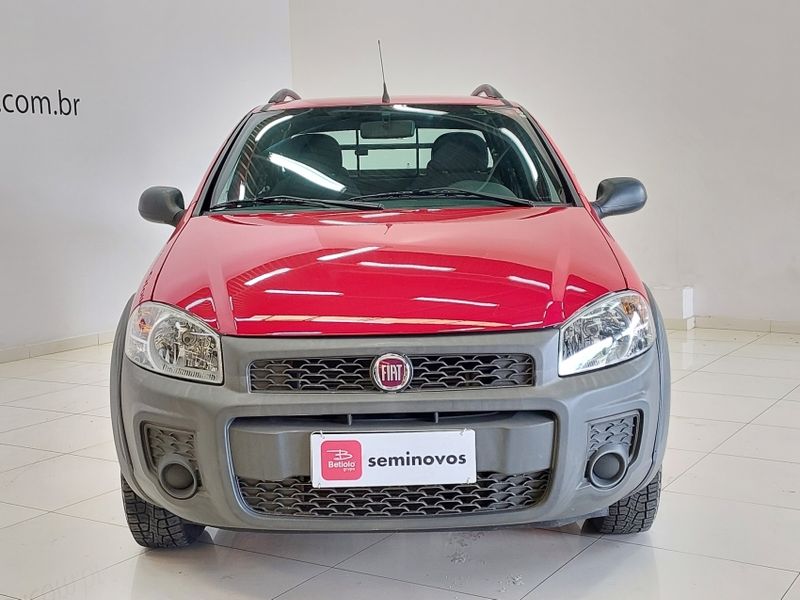 Fiat STRADA 1.4 MPI HARD WORKING CD 8V FLEX 3P MANUAL 2017/2018 BETIOLO NOVOS E SEMINOVOS LAJEADO / Carros no Vale