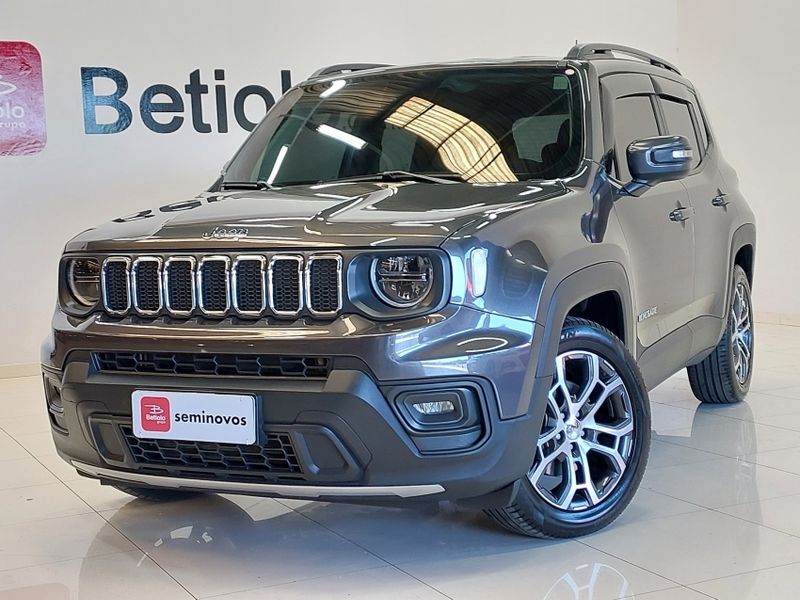 JEEP RENEGADE 1.3 T270 TURBO FLEX LONGITUDE AT6 2023/2024 BETIOLO NOVOS E SEMINOVOS LAJEADO / Carros no Vale