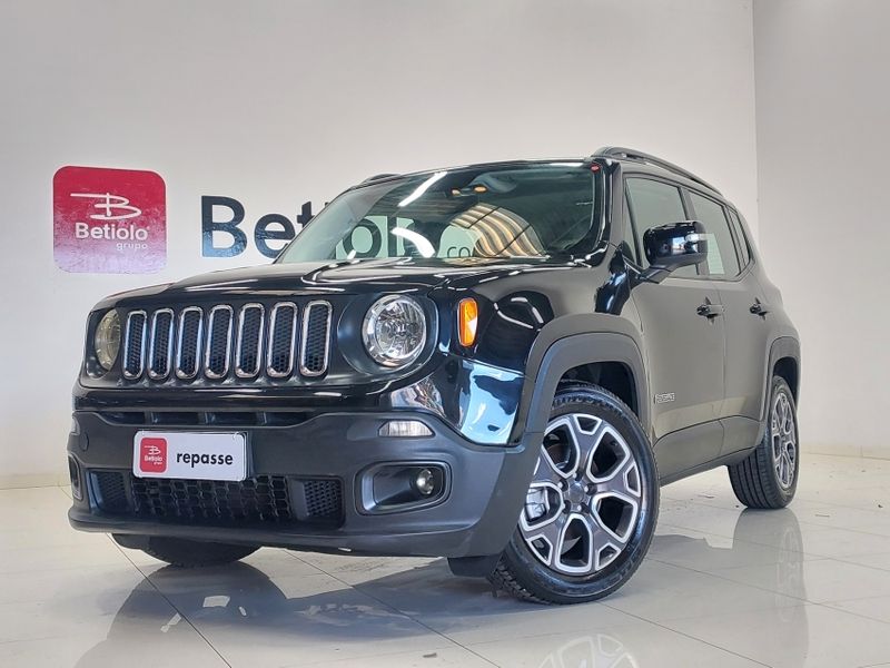 JEEP RENEGADE 1.8 16V FLEX LONGITUDE 4P AUTOMÁTICO 2015/2016 BETIOLO NOVOS E SEMINOVOS LAJEADO / Carros no Vale