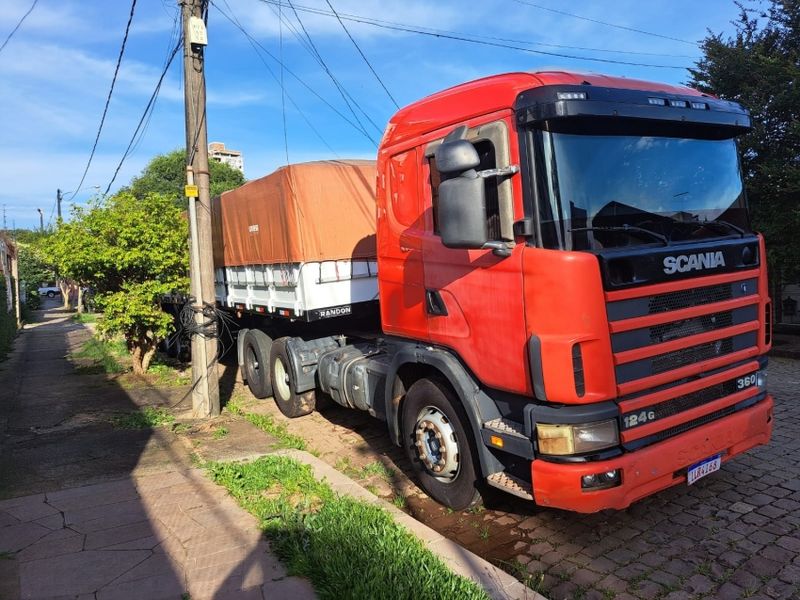 Scania 124 R-124 GA 360 6×2 NZ 2004/2004 CAMINHÕES & CAMIONETAS PASSO FUNDO / Carros no Vale