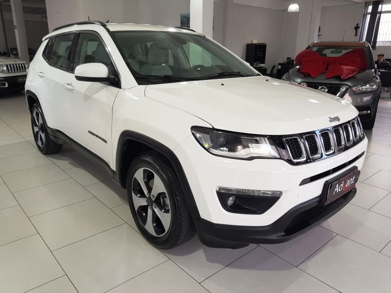 JEEP COMPASS 2.0 16V FLEX LONGITUDE AUTOMÁTICO 2018/2018 ADVANT AUTOMÓVEIS CAXIAS DO SUL / Carros no Vale