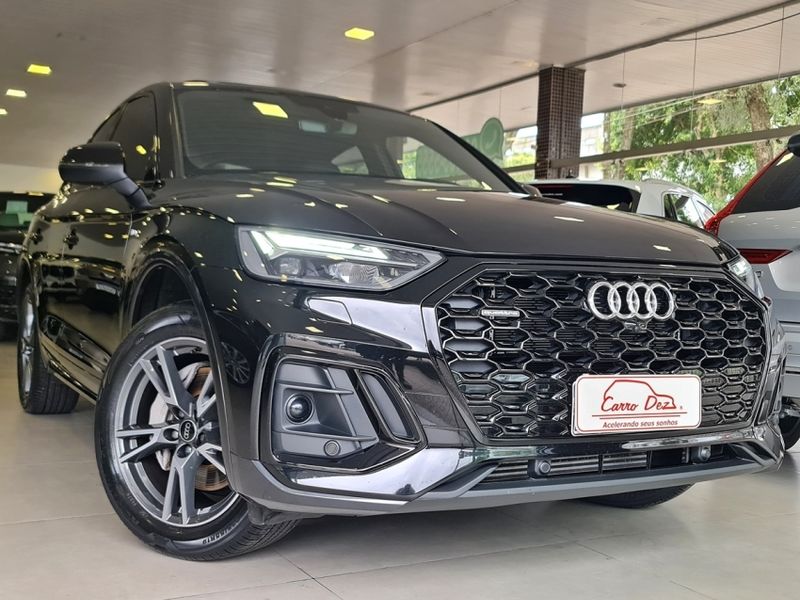 Audi Q5 2.0 55 TFSIE PHEV SPORTBACK PERFORMANCE BLACK QUATTRO S TRONIC 2022/2023 CARRO DEZ NOVO HAMBURGO / Carros no Vale