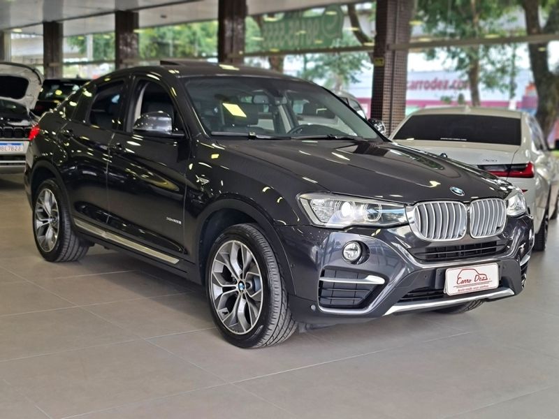 BMW X4 2.0 28I X LINE 4X4 16V TURBO GASOLINA 4P AUTOMÁTICO 2015/2016 CARRO DEZ NOVO HAMBURGO / Carros no Vale