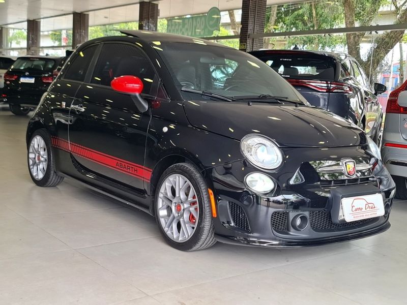 Fiat 500 1.4 ABARTH 16V TURBO GASOLINA 2P MANUAL 2014/2015 CARRO DEZ NOVO HAMBURGO / Carros no Vale