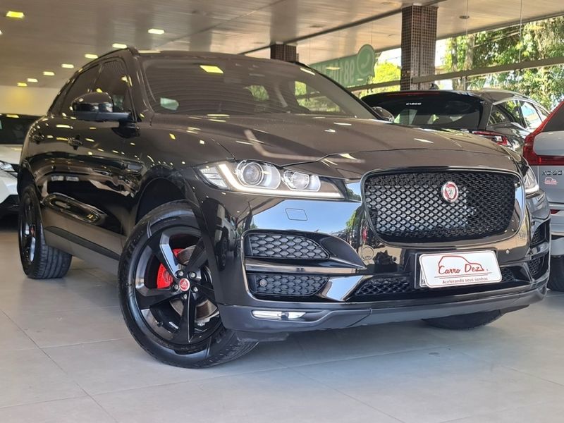 Jaguar F-PACE 2.0 16V TURBO DIESEL PRESTIGE AWD 4P AUTOMÁTICO 2018/2018 CARRO DEZ NOVO HAMBURGO / Carros no Vale