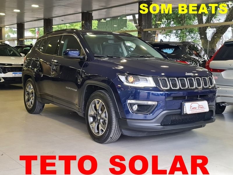 JEEP COMPASS 2.0 16V FLEX LONGITUDE AUTOMÁTICO 2019/2020 CARRO DEZ NOVO HAMBURGO / Carros no Vale