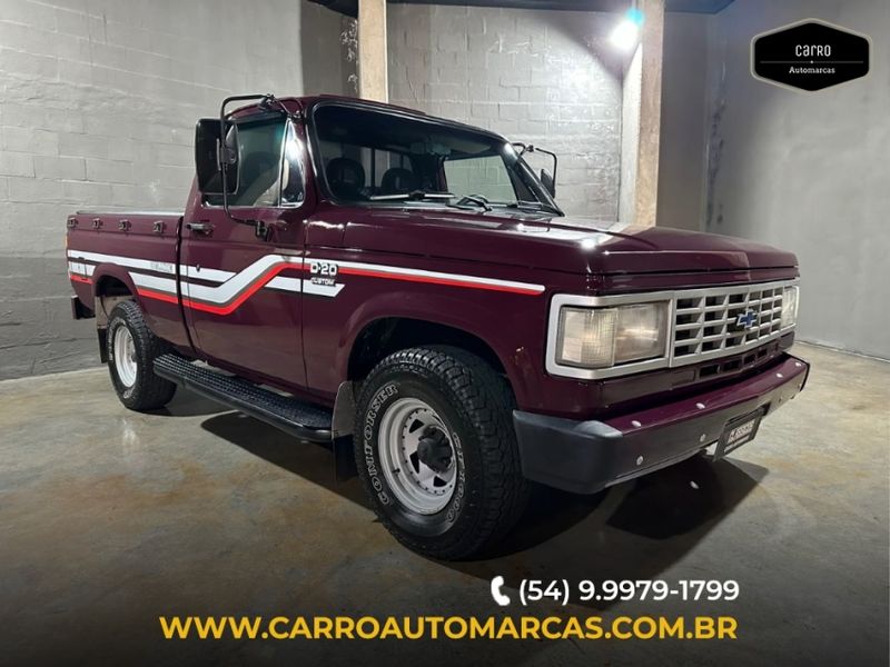 Chevrolet D20 4.0 CUSTOM S CS 8V DIESEL 2P MANUAL 1991/1992 CARRO AUTOMARCAS CAXIAS DO SUL / Carros no Vale