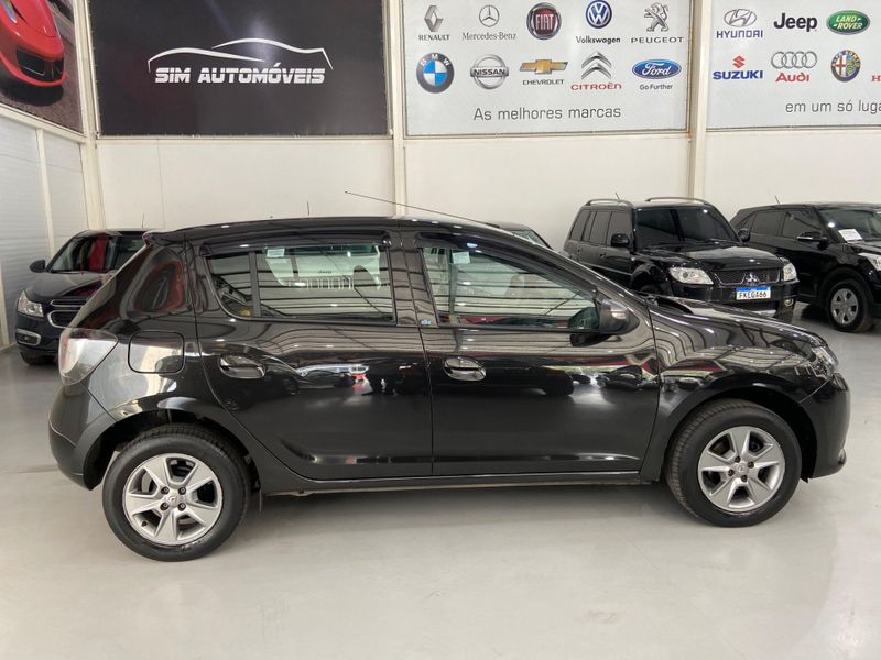 Renault Sandero Vibe 1.0 12v 2017/2018 SIM AUTOMÓVEIS ROLANTE / Carros no Vale