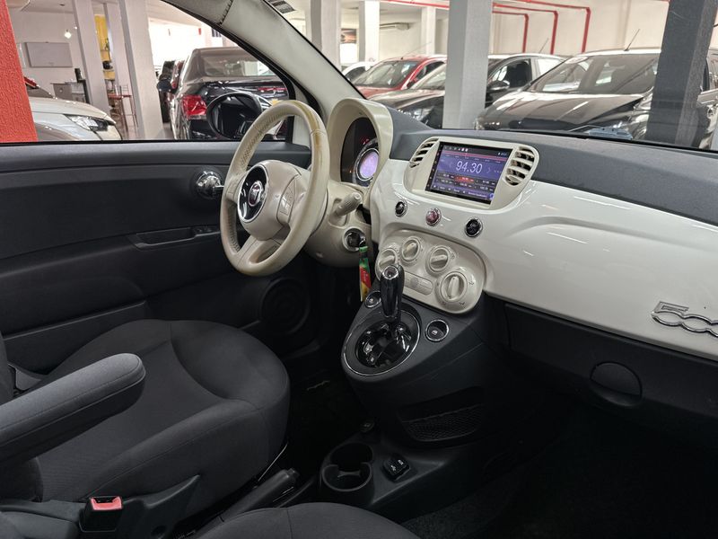 Fiat 500 Cult 1.4 8V EVO Dualogic 2015/2015 CIRNE AUTOMÓVEIS SANTA MARIA / Carros no Vale