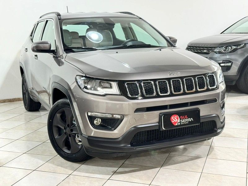 JEEP COMPASS 2.0 16V LONGITUDE 2018/2018 SUL SERRA MOTORS CAXIAS DO SUL / Carros no Vale