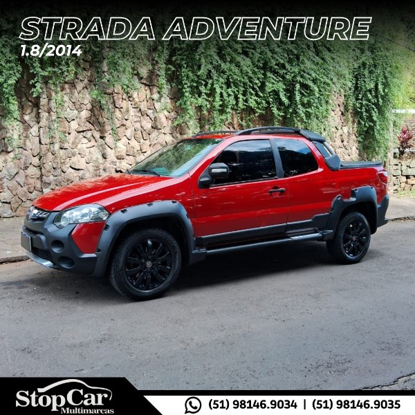 FIAT STRADA ADVENTURE 1.8/ 1.8 LOCKER FLEX CD 2014/2014 STOPCAR MULTIMARCAS ESTRELA / Carros no Vale