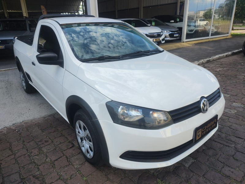 VOLKSWAGEN SAVEIRO 1.6 STARLINE 8V /2016 CHIMA VEÍCULOS VENÂNCIO AIRES / Carros no Vale