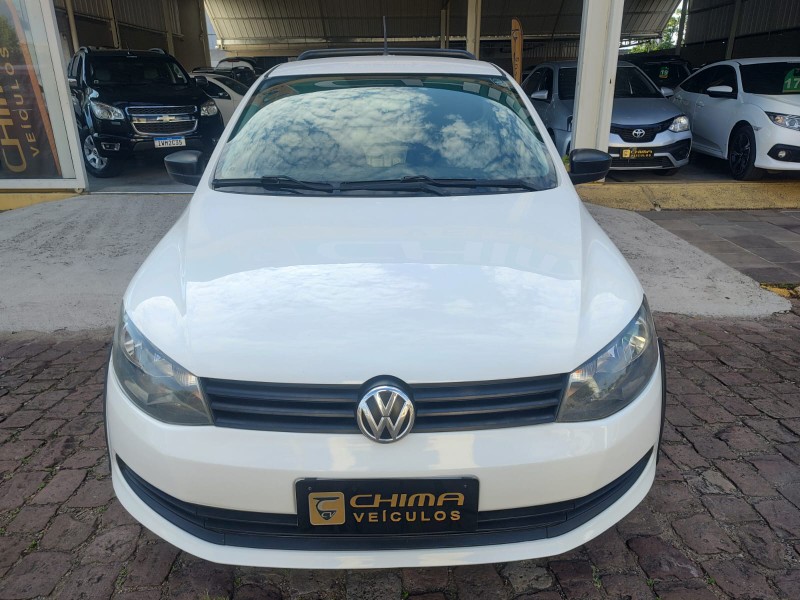 VOLKSWAGEN SAVEIRO 1.6 STARLINE 8V /2016 CHIMA VEÍCULOS VENÂNCIO AIRES / Carros no Vale