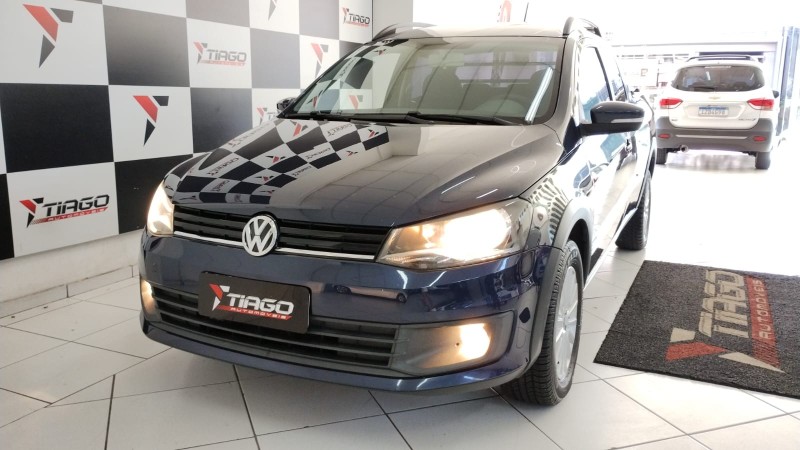 VOLKSWAGEN SAVEIRO 1.6 MSI HIGHLINE CD 8V 2015/2015 TIAGO AUTOMÓVEIS VENÂNCIO AIRES / Carros no Vale