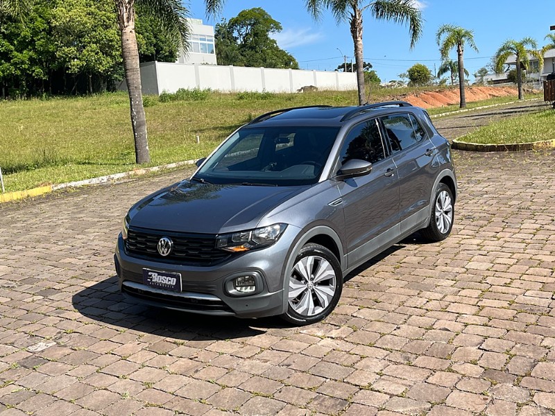 VOLKSWAGEN T-CROSS 1.0 200 TSI TOTAL FLEX COMFORTLINE AUTOMÁTICO 2020/2020 BOSCO AUTOMÓVEIS GUAPORÉ / Carros no Vale