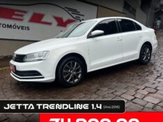 VOLKSWAGEN JETTA 1.4 16V TSI TRENDLINE GASOLINA 4P TIPTRONIC 2016/2016 ELY AUTOMÓVEIS LAJEADO / Carros no Vale