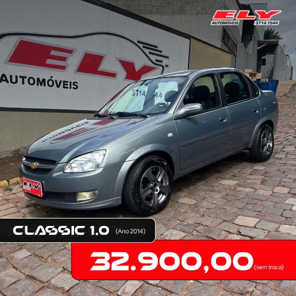 CHEVROLET CLASSIC 1.0 2014/2014 ELY AUTOMÓVEIS LAJEADO / Carros no Vale