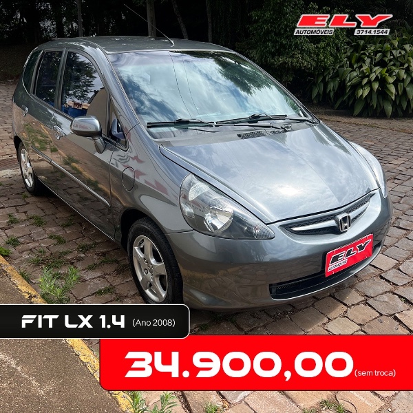 HONDA FIT LX 1.4/ 1.4 FLEX 8V/16V 5P MEC. 2008/2008 ELY AUTOMÓVEIS LAJEADO / Carros no Vale