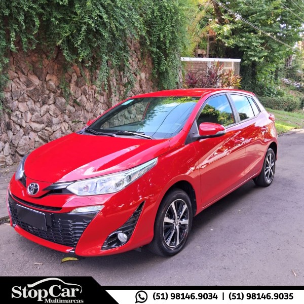 TOYOTA YARIS 1.5 XS 16V 2019/2019 STOPCAR MULTIMARCAS ESTRELA / Carros no Vale