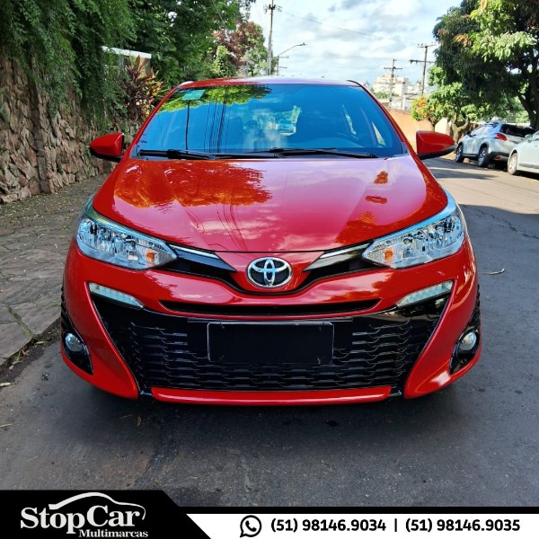 TOYOTA YARIS 1.5 XS 16V 2019/2019 STOPCAR MULTIMARCAS ESTRELA / Carros no Vale