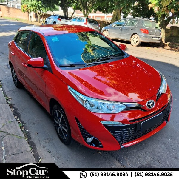 TOYOTA YARIS 1.5 XS 16V 2019/2019 STOPCAR MULTIMARCAS ESTRELA / Carros no Vale