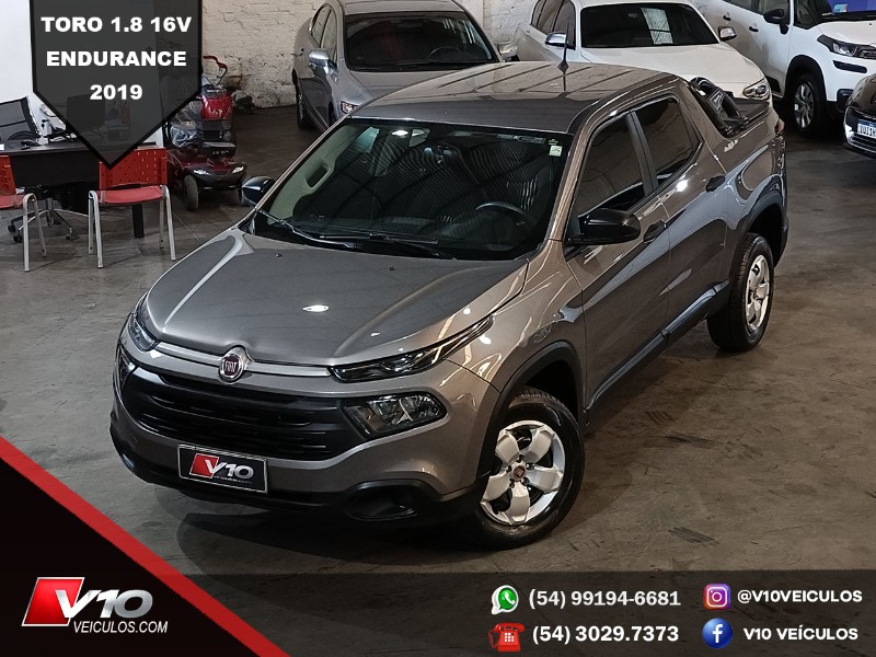 FIAT TORO 1.8 16V ENDURANCE AUTOMÁTICO 2018/2019 V10 VEÍCULOS CAXIAS DO SUL / Carros no Vale