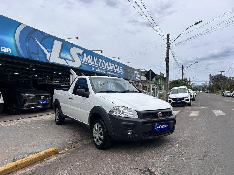 FIAT STRADA WORKING HARD 1.4 FIRE FLEX 8V CS 2018/2018 LS MULTIMARCAS VENÂNCIO AIRES / Carros no Vale