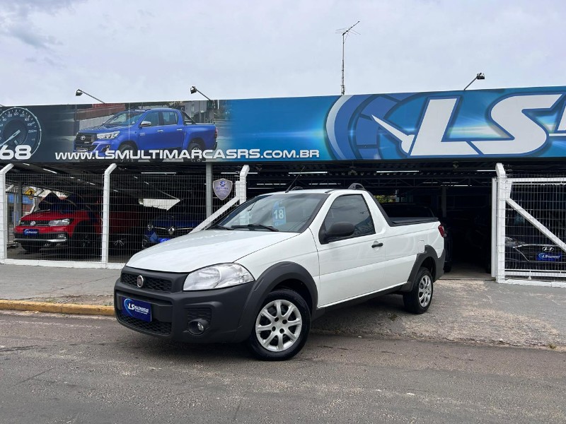 FIAT STRADA WORKING HARD 1.4 FIRE FLEX 8V CS 2018/2018 LS MULTIMARCAS VENÂNCIO AIRES / Carros no Vale