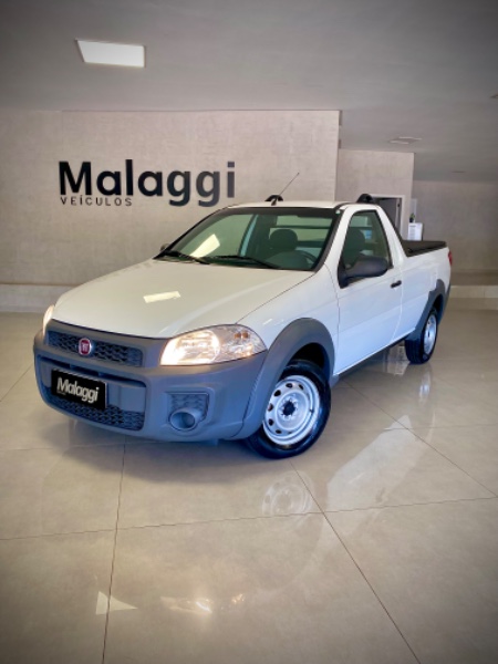 FIAT STRADA 1.4 HARD WORKING 2020 2019/2020 MALAGGI VEÍCULOS ENCANTADO / Carros no Vale