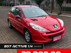 PEUGEOT 207 1.4 ACTIVE 8V 2014/2014 ELY AUTOMÓVEIS LAJEADO / Carros no Vale