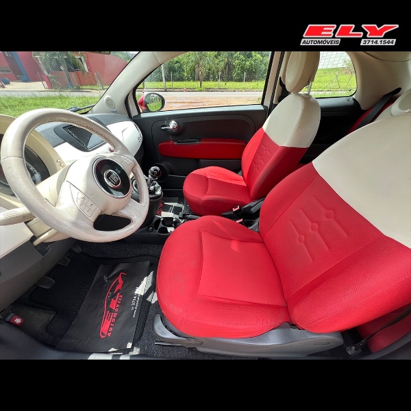 FIAT 500 1.4 CULT 2013/2013 ELY AUTOMÓVEIS LAJEADO / Carros no Vale