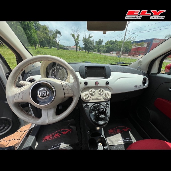 FIAT 500 1.4 CULT 2013/2013 ELY AUTOMÓVEIS LAJEADO / Carros no Vale